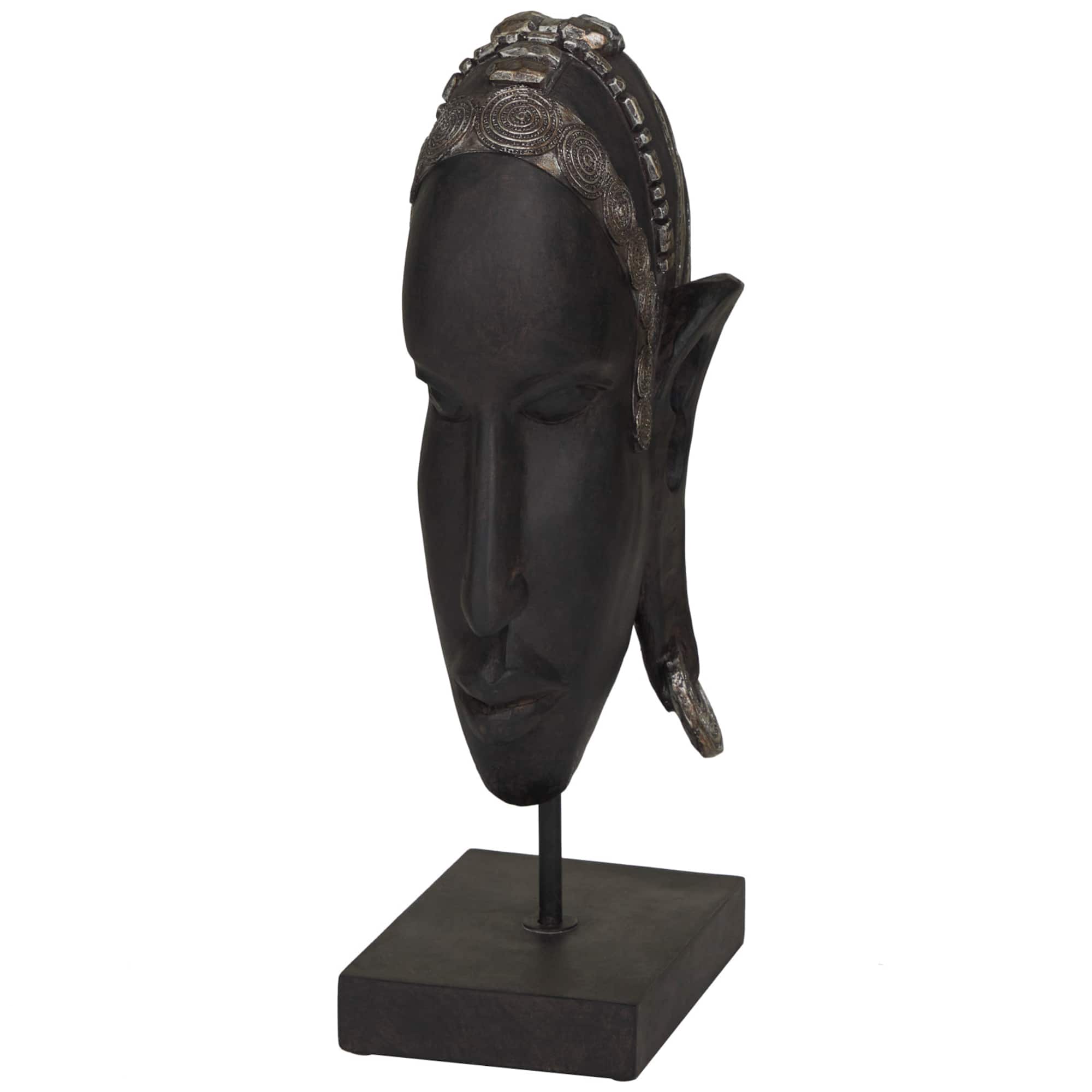 15.5" Woman Bust Sculpture